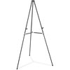 Quartet Tripod Easel, 3/4" Tubular Aluminum Legs, 38"-66"H, Black QRT51E